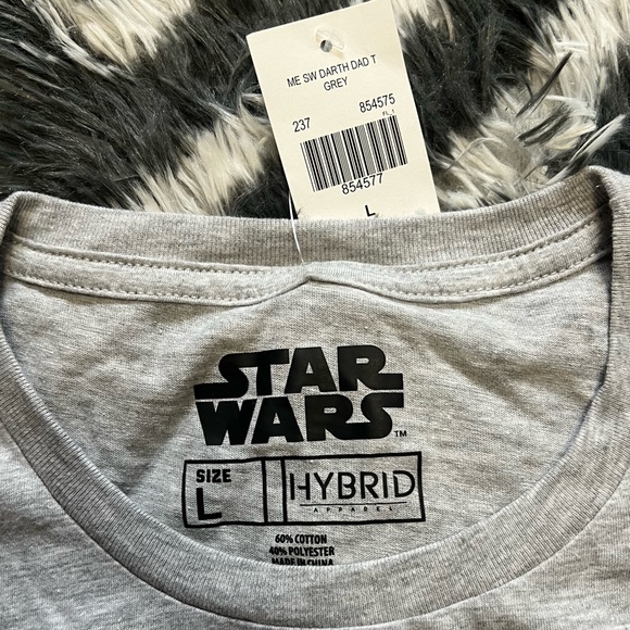 Star Wars Darth Vader Best Dad in the Galaxy Shirt Hybrid Apparel NWT SIZE large - Picture 3 of 4